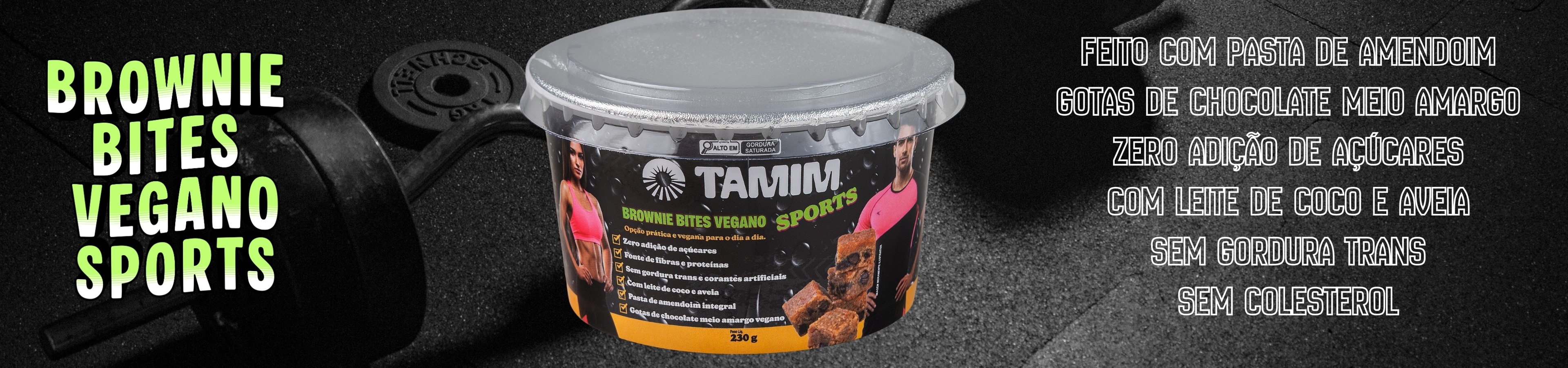 Brownie Vegano Sports Tamim