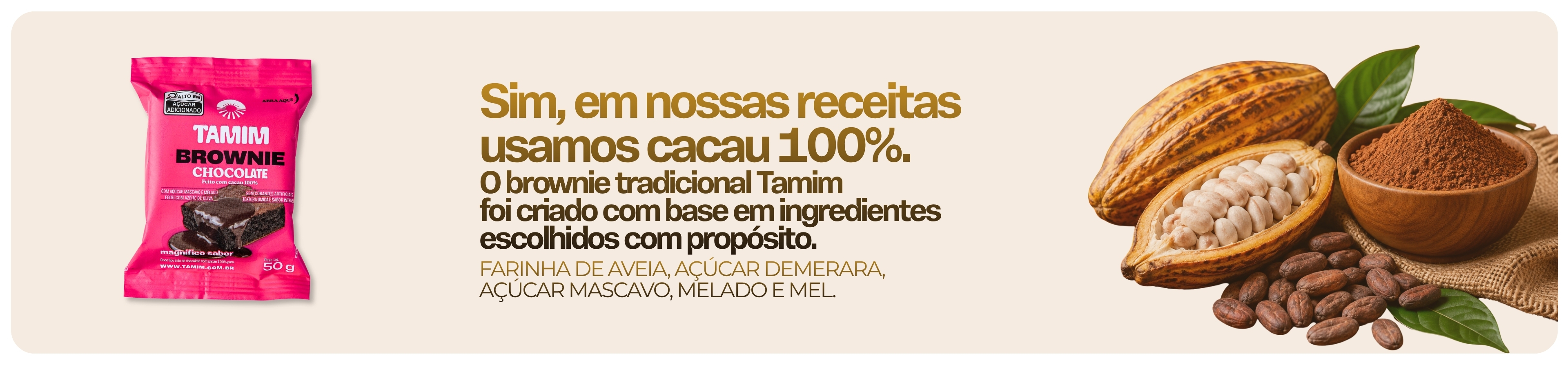 Brownie Tradicional Tamim