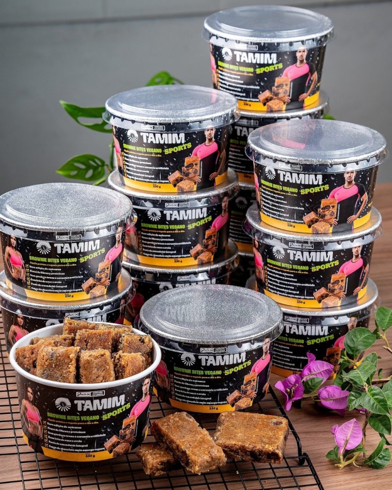 Tamim Combo 12 Unidades Brownie Vegano Sports Bites 230g