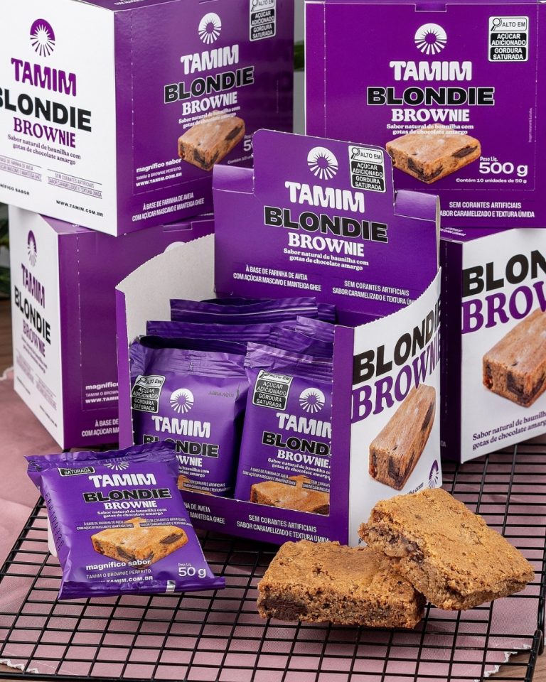 Tamim Combo 4 Unidades Blondie Brownie Caixa Display 10x50g (500g)