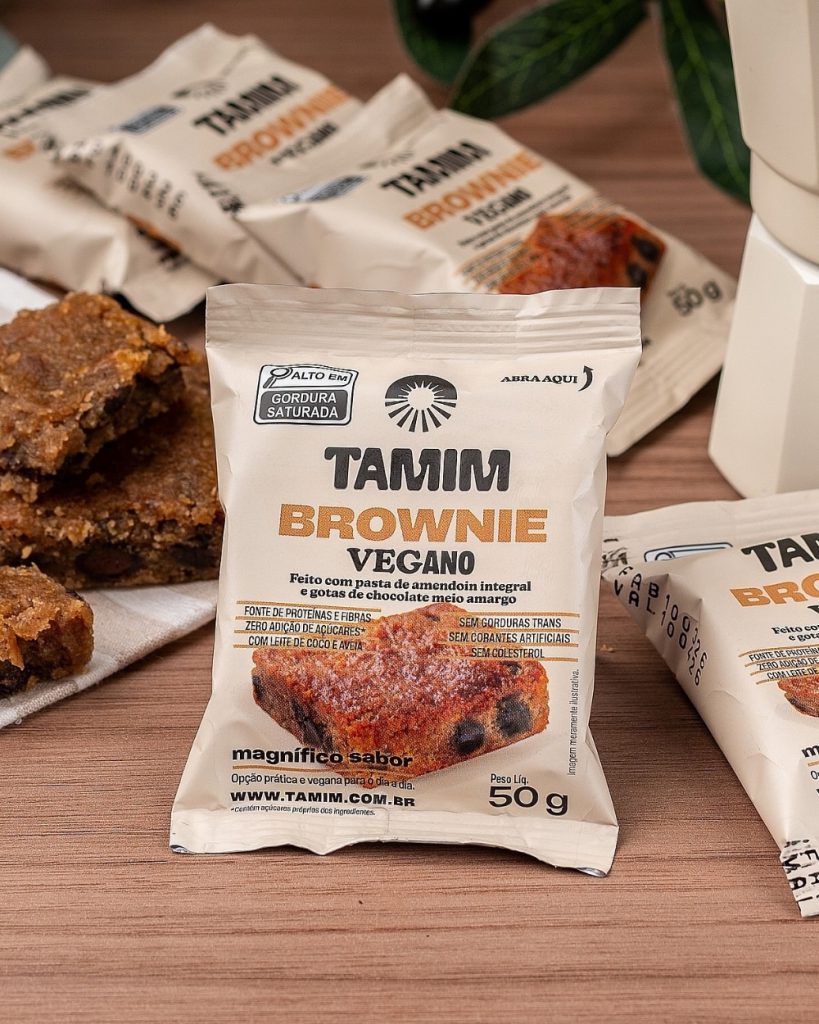 Tamim Combo 5 Unidades Brownie Vegano 50g