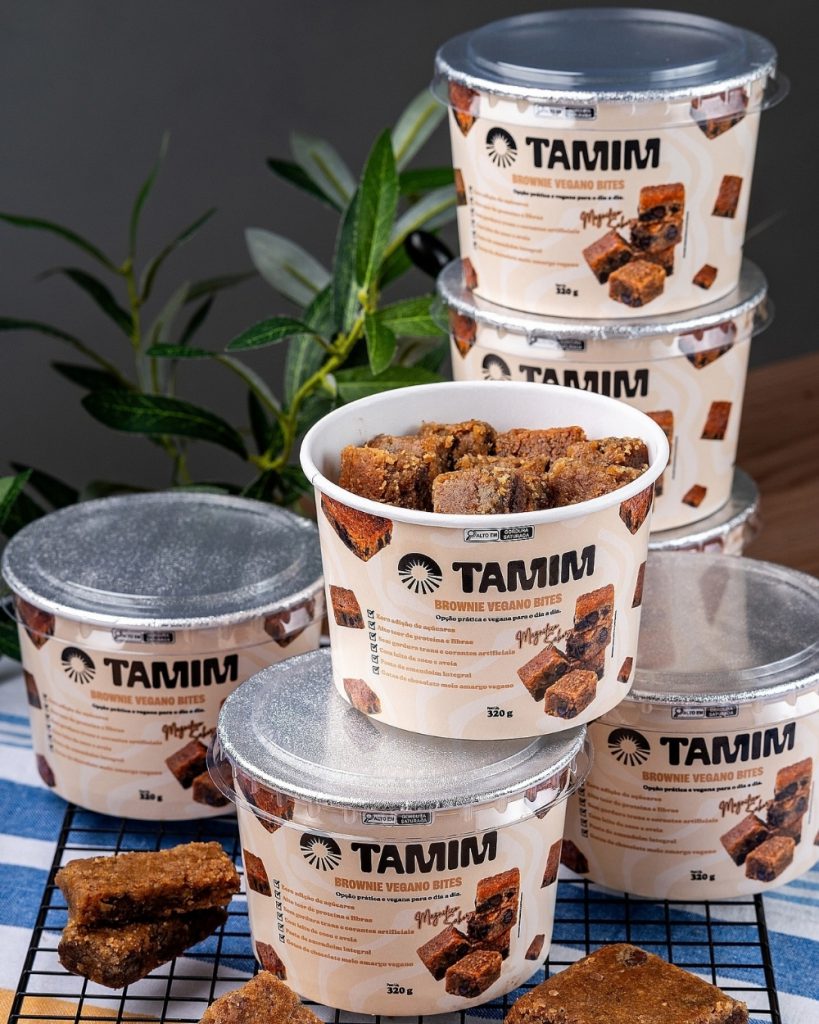 Tamim Combo 6 Unidades Brownie Vegano Bites 320g