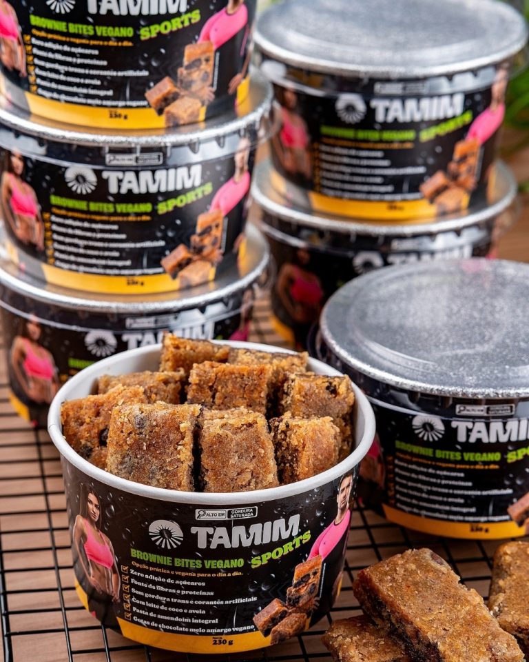 Tamim Combo 6 Unidades Brownie Vegano Sports Bites 230g