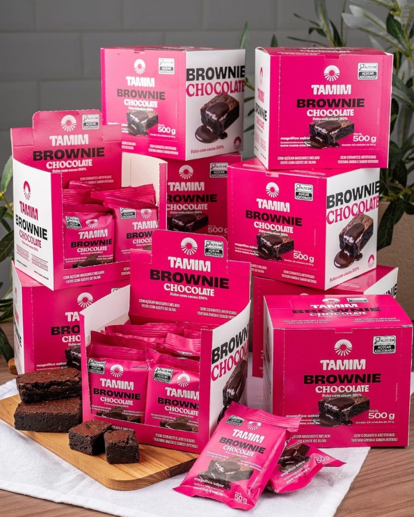 Tamim Combo 8 Unidades Brownie Tradicional Caixa Display 10x50g (500g)